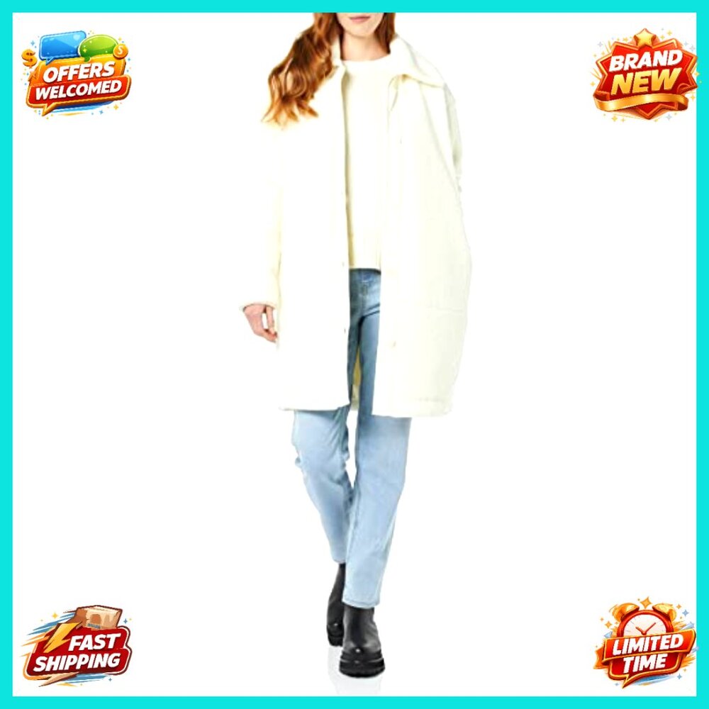 Oversized Teddy Sherpa Coat Women's Faux Fur Winter Jacket Cozy Chic - Picture 3 of 7